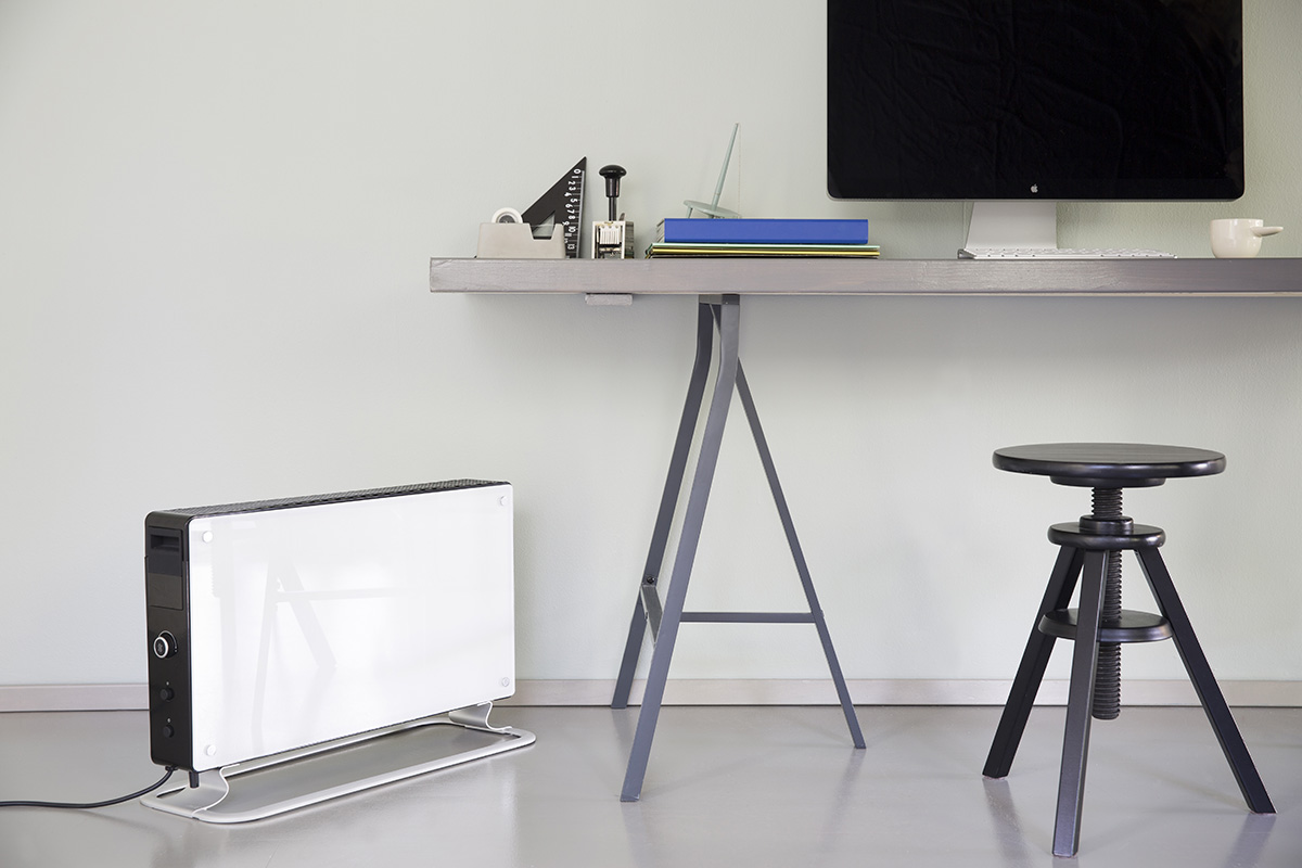 006 termoconvettore portatile mill instant convection 2000w glass