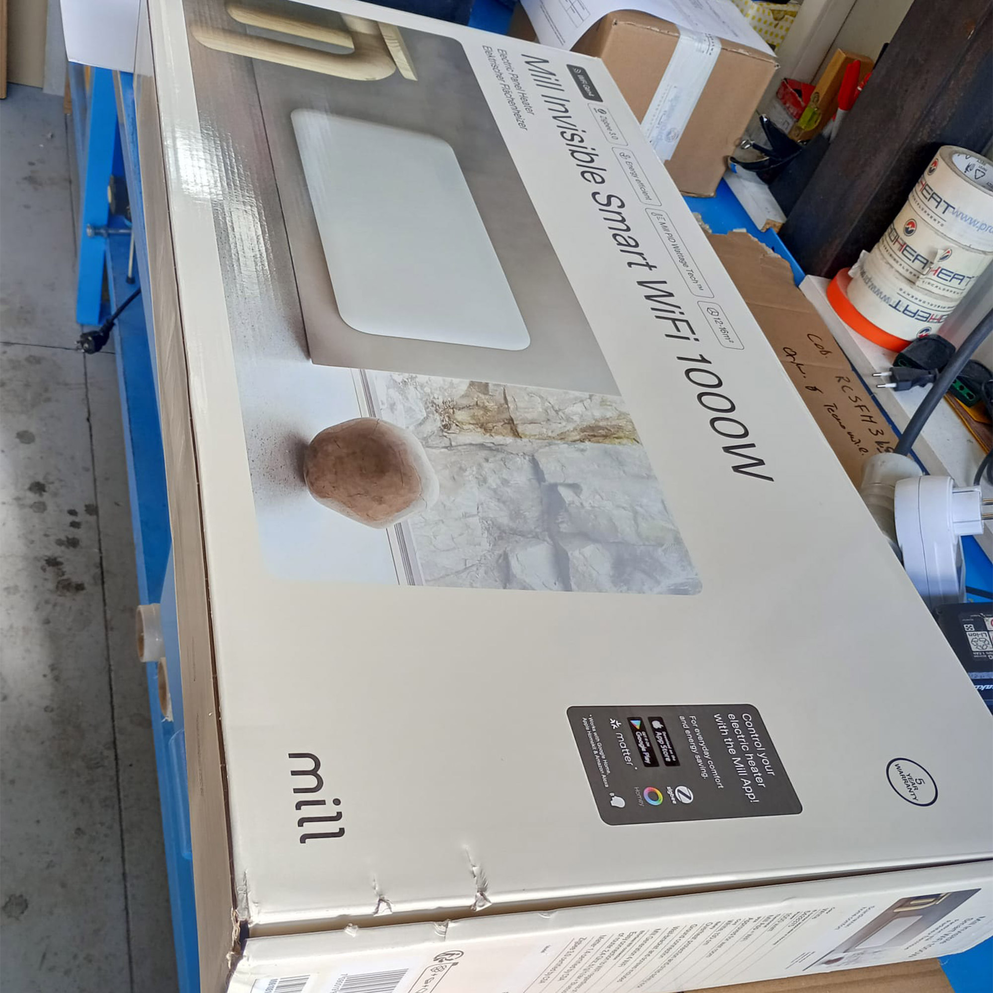 (153) PA1000WIFI4 - Termoconvettore a Parete Mill Invisible 1000W - GEN 4 - immagine 5