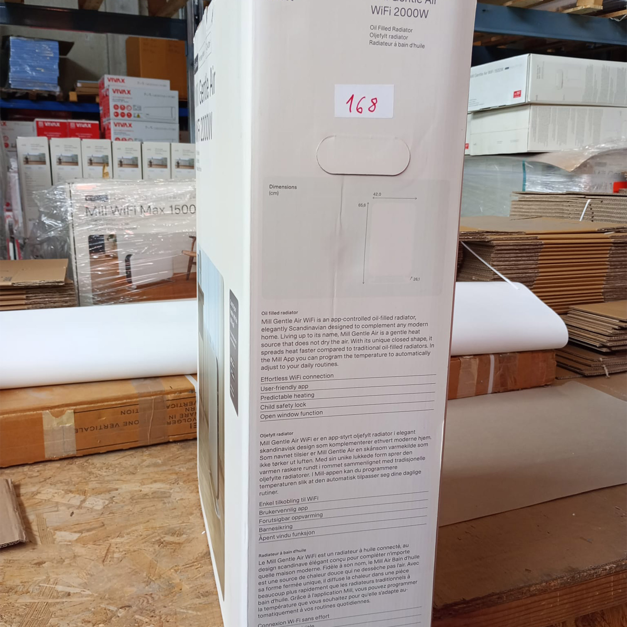 Alternative view of (168)OIL2000WIFI3 - Radiatore ad Olio Mill Gentle Air 2000W WiFi