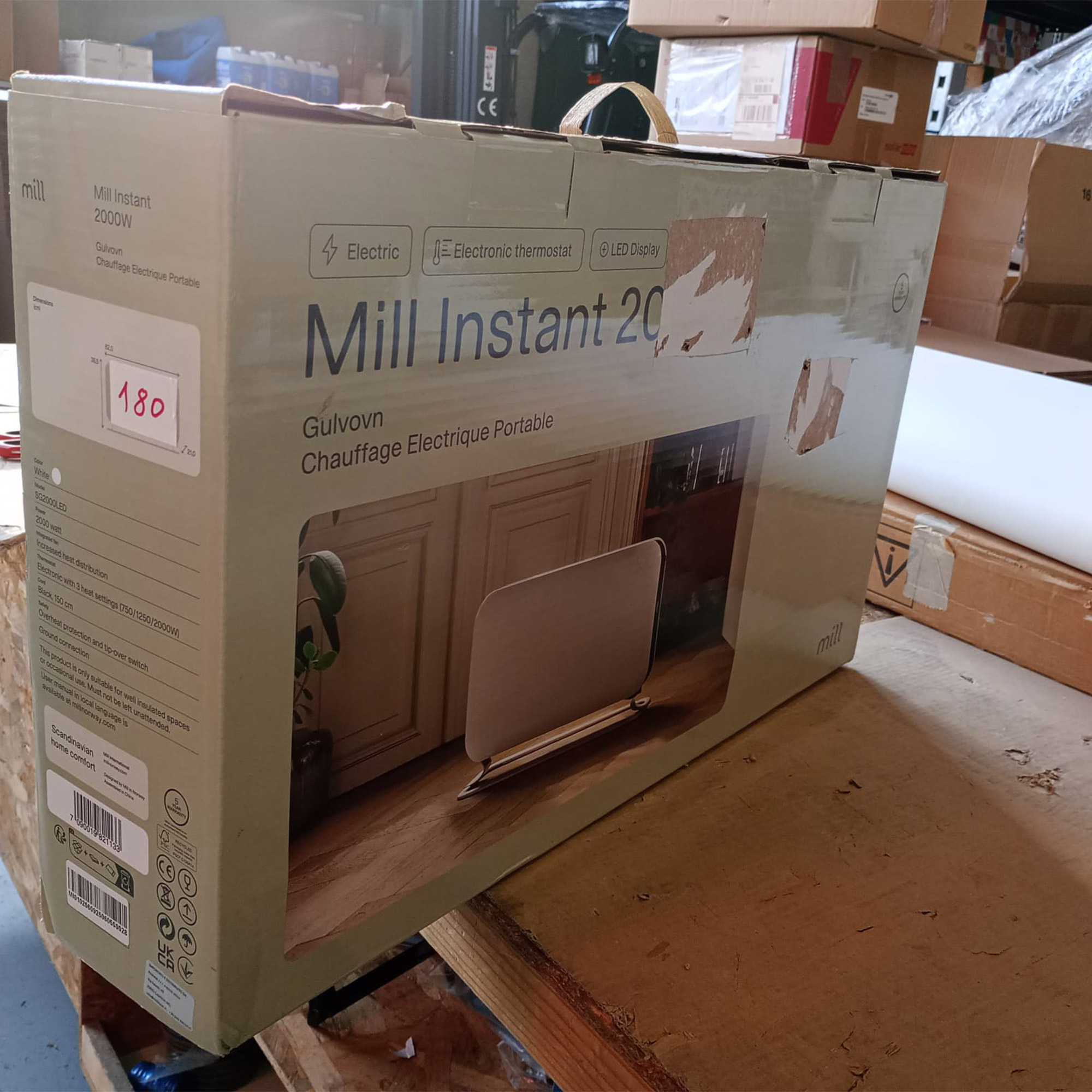 Alternative view of (180)SG2000LED - Termoconvettore Portatile Mill Instant 2000W LED