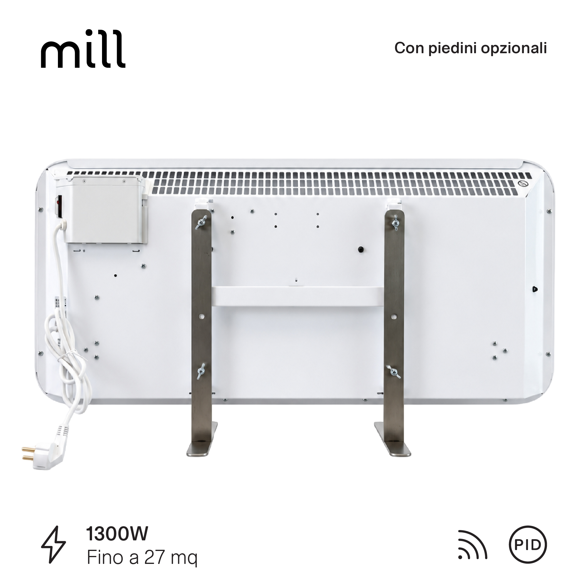 Termoconvettore a Parete Mill Invisible 1300W - GEN 4 - immagine 7