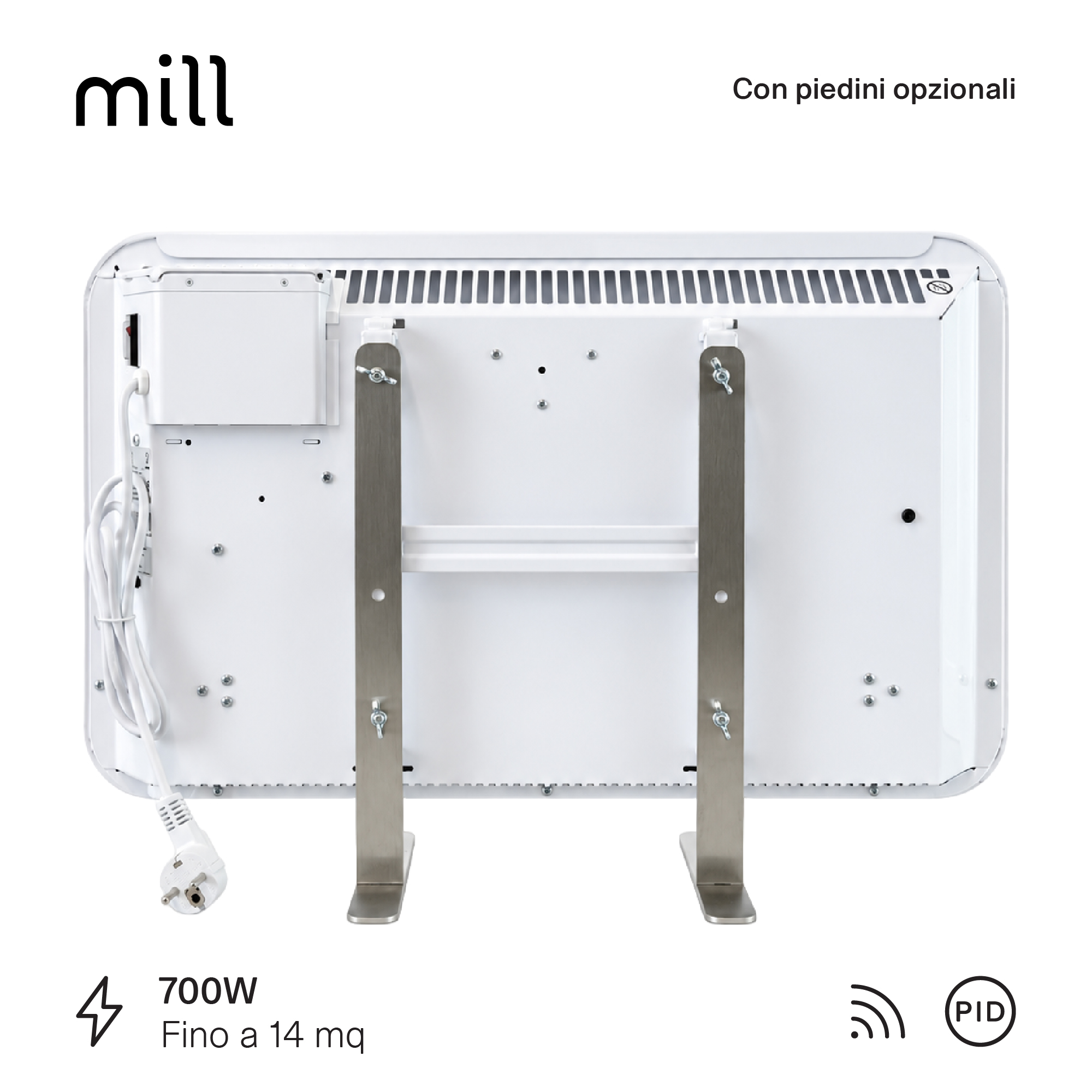 Termoconvettore a Parete Mill Invisible 700W - GEN 4 - immagine 7