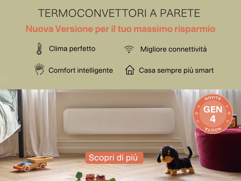 Termoconvettori a parete Mill Gen 4: la nuova versione per il massimo risparmio